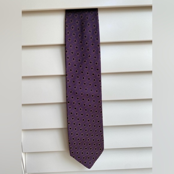 Purple and Black tie Joseph Abboud - Picture 3 of 6